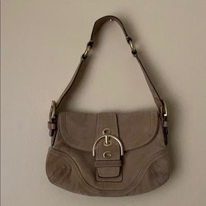 Coach Suede Hand Bag